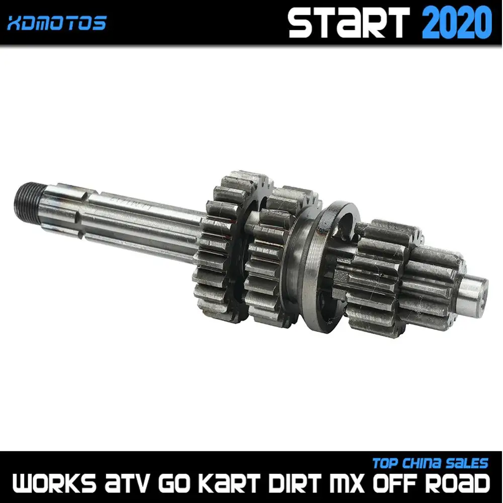 140cc Engine Transmission Gear Box Main Shaft kit For Lifan 140 1P55FMJ Horizontal Kick Starter Dirt Pit Bikes |