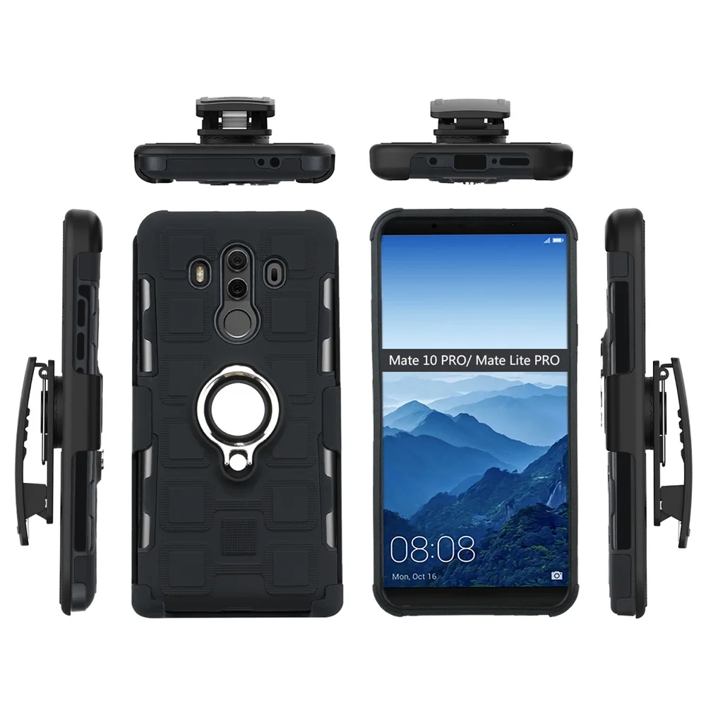 

Case with Swivel Belt Clip For Huawei Mate 10 Pro Mate 20 Lite P30 P20 Case For Huawei P20pro P20lite P30pro Magnetic Cover