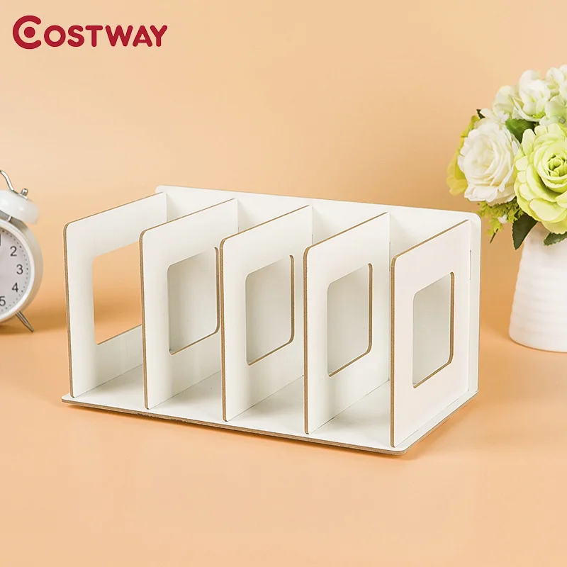 COSTWAY книжная полка для хранения книг CD Стойка книжный шкаф для домашней мебели Boekenkast Librero estanteria kitaplik