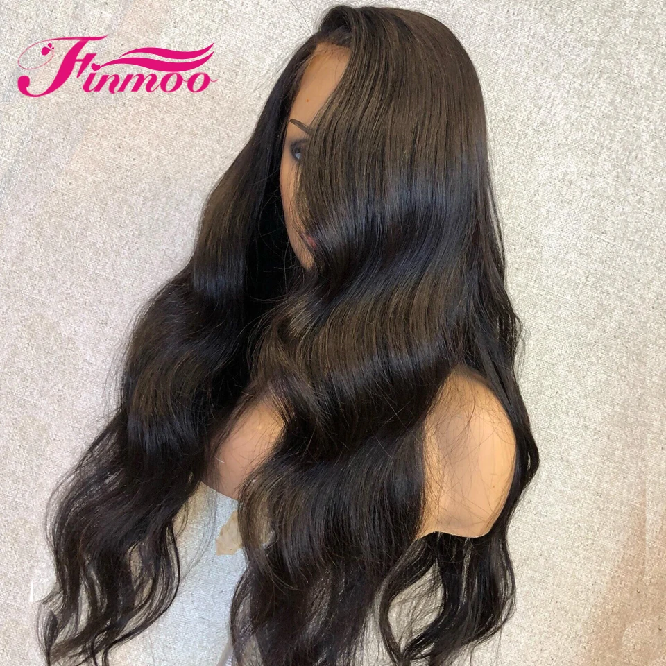 Волнистые человеческие волосы 13x6 прозрачные передние парики для черных женщин