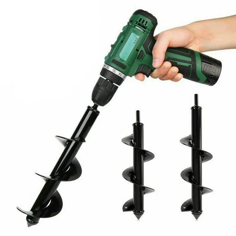 Садовый Бур спиральное сверло инструмент цветочный плантатор ламповый вал шнек