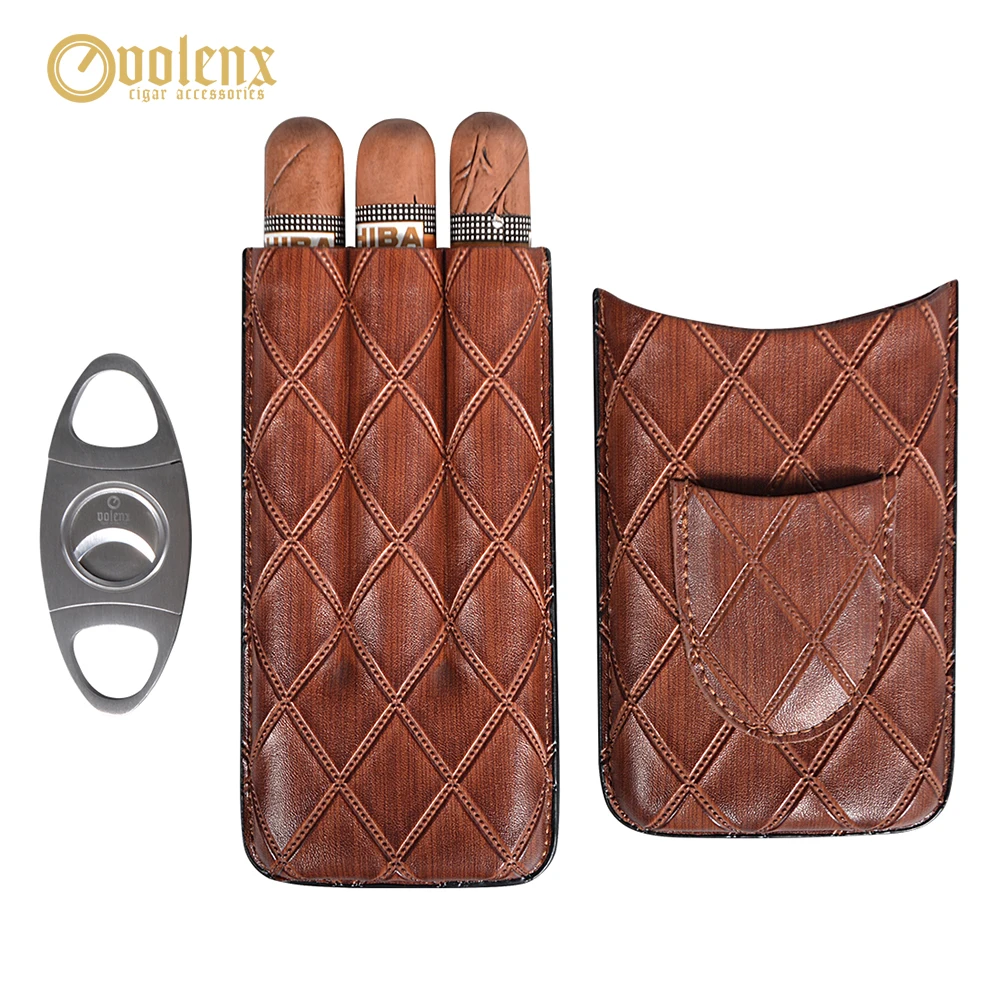 Дорожные аксессуары для сигар VOLENX мини хьюмидор портативный резак из