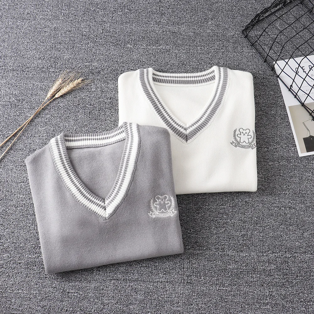 В японском стиле школьная Униформа пары пуловеры для поклонников мужчин и женщин