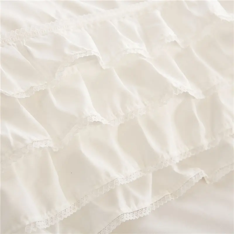 Комплект постельного белья для девочек роскошный белый комплект с