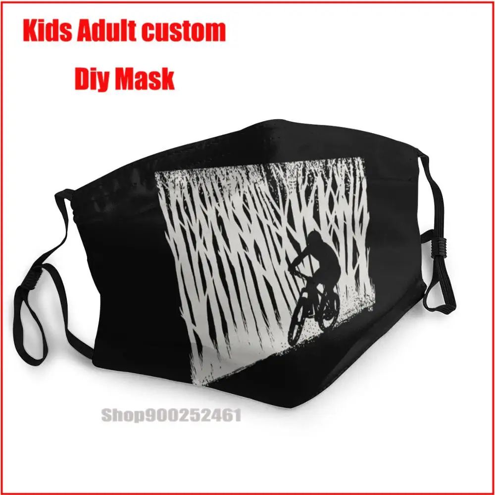 

MTB Woods Forest DIY mask for face fashion washable mask face mask reusable mask pm2.5 funny pattem print grimace ghost