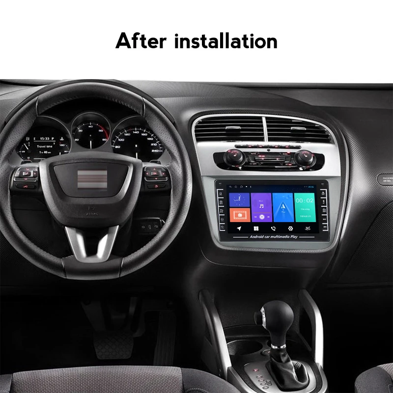 Автомобильный мультимедийный плеер NaviFly 1280*720 IPS Android радио с экраном для Seat Altea