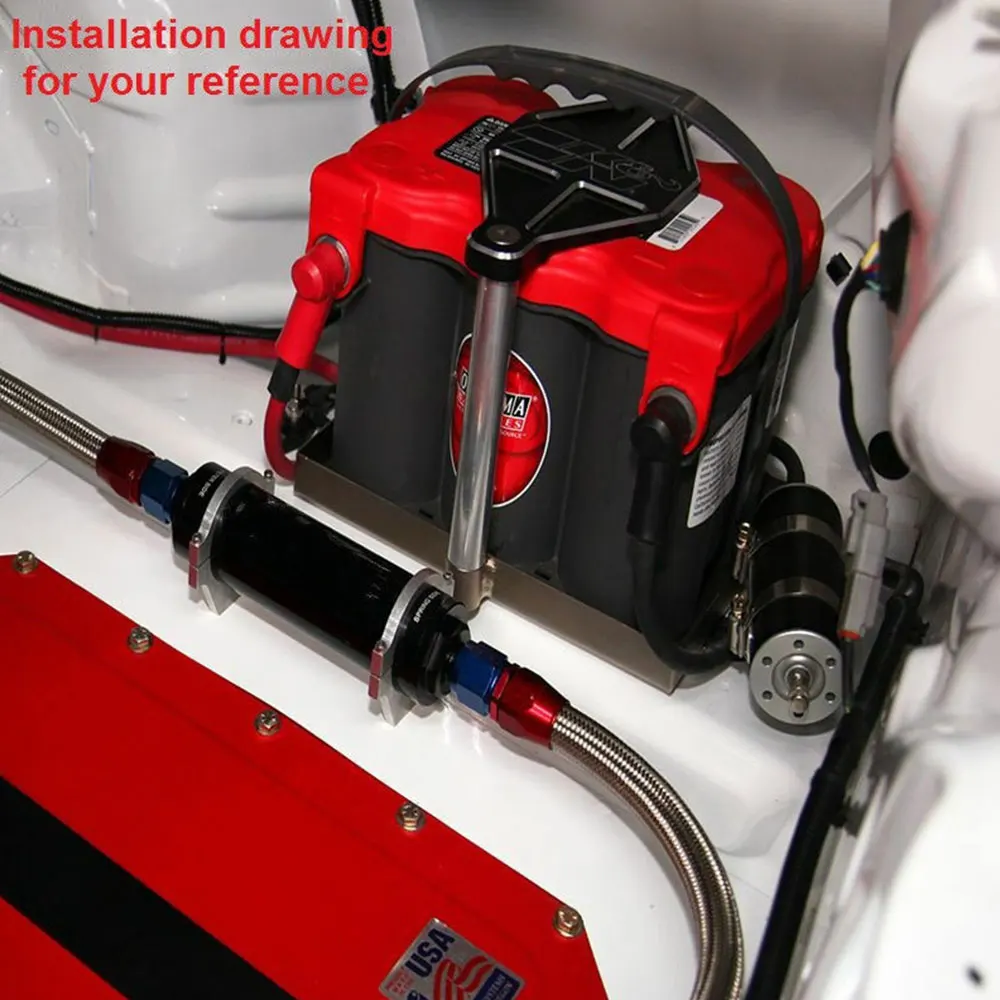 Гоночный топливный фильтр адаптер топливного фильтра модный линейный установка