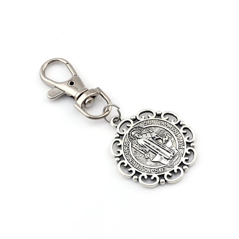 2 шт./лот Экзорцизм цветок женский католический крест из сплава Подвески бусины с