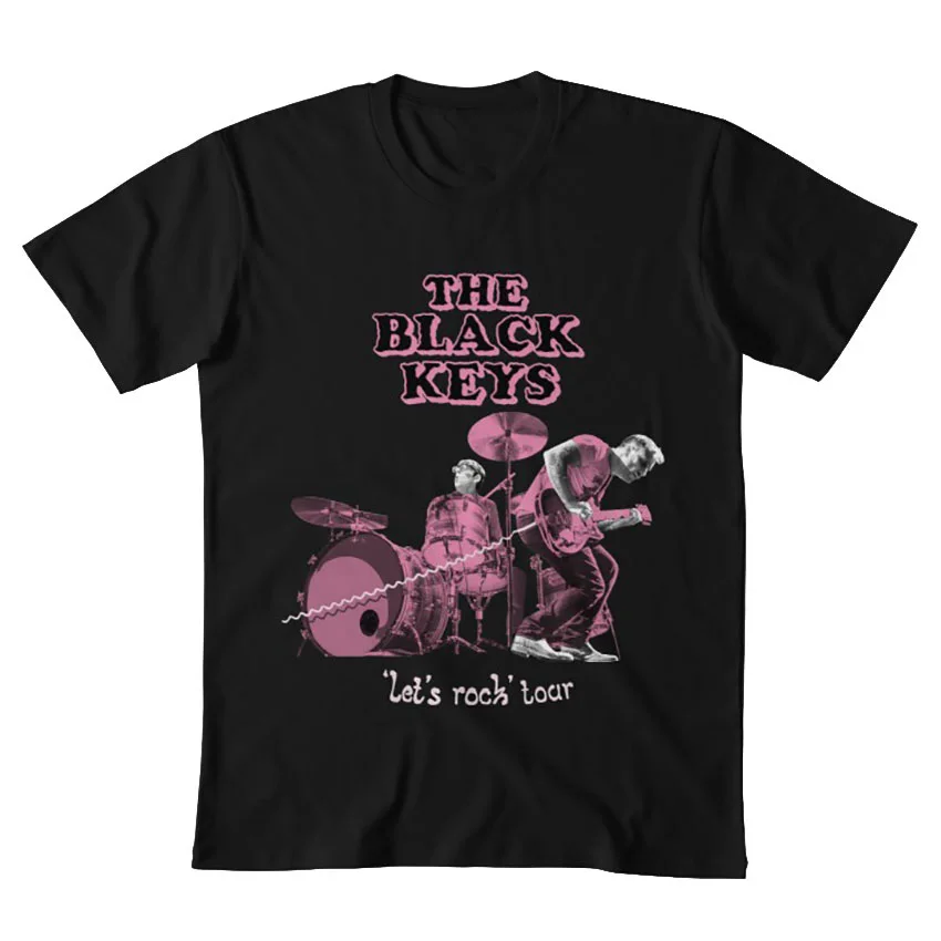 The black keys lets rock tour 2019 футболка с черными клавишами musc singer | Мужская одежда