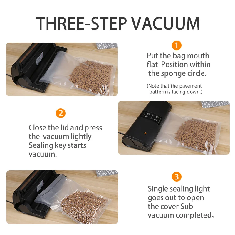 

Electric Vacuum Sealer Packaging Machine food vacuum seal machine packaging machine film sealing machine including free bags