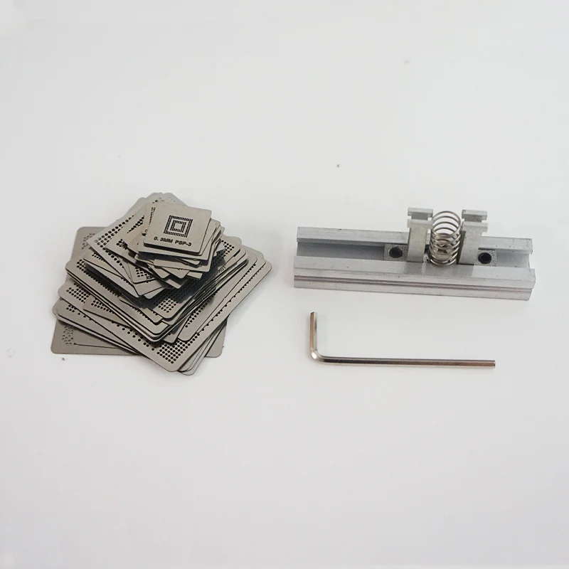 47 шт./компл. игровые консоли с прямым нагревом BGA stencil + Jig Reball Kit для XBOX 360CPU PS3 CPU WII GPU
