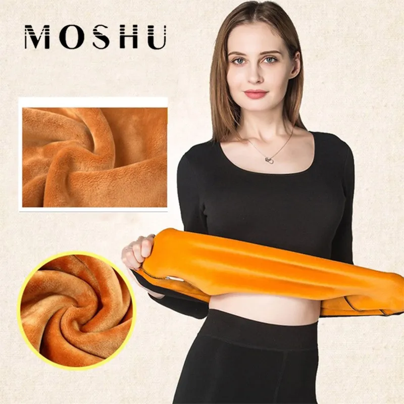 

Теплые Топы, Женское зимнее утепленное нижнее белье, кашемировые пуловеры, зимние и осенние толстые флисовые рубашки, многослойная одежда, пижамы