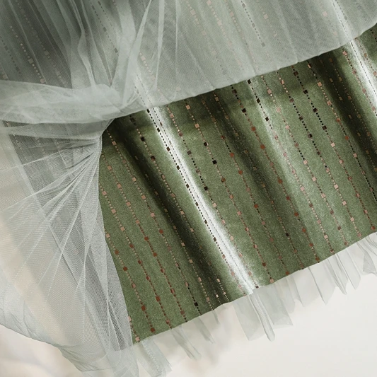 Длинная Тюлевая юбка осень зима блестящая бархатная бежевая серая зеленая