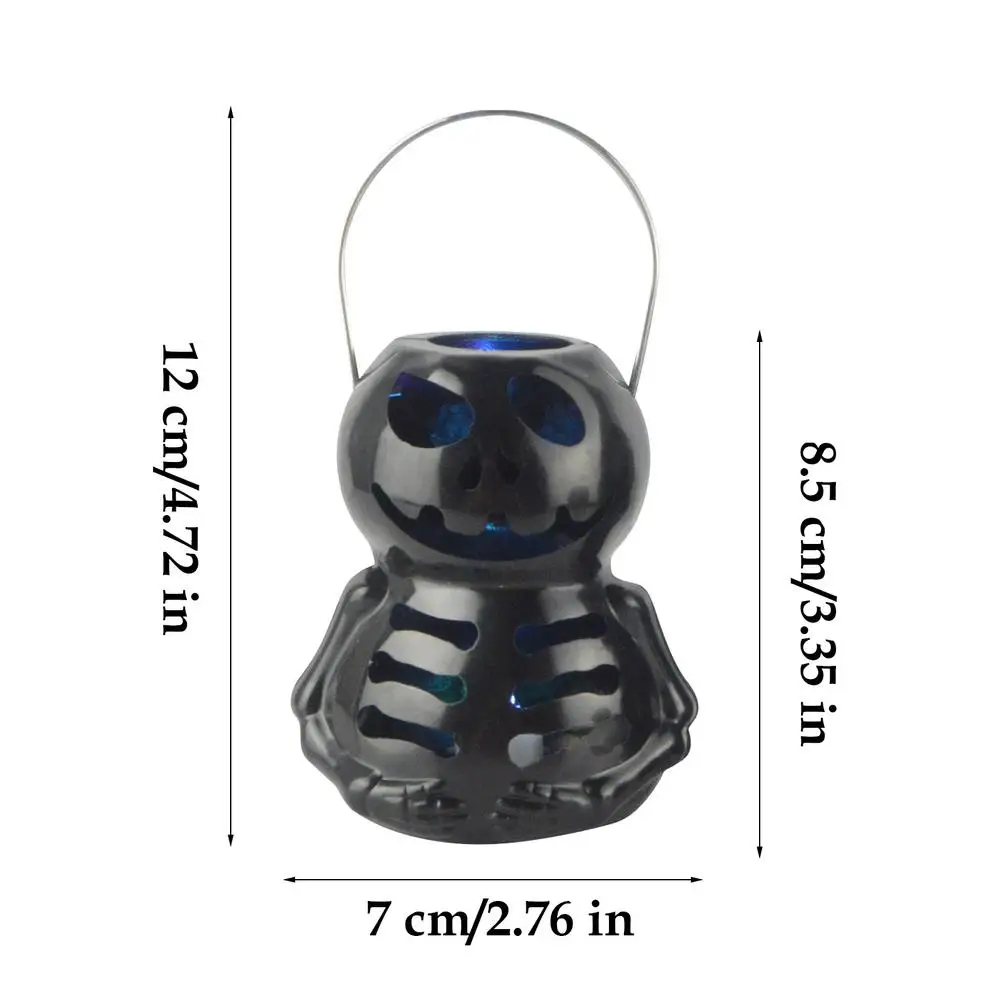 

Halloween Skeleton Nightlight Color Luminous Belt Portable Skull Night Light Ghost Night Light Scene Decoration Lighting