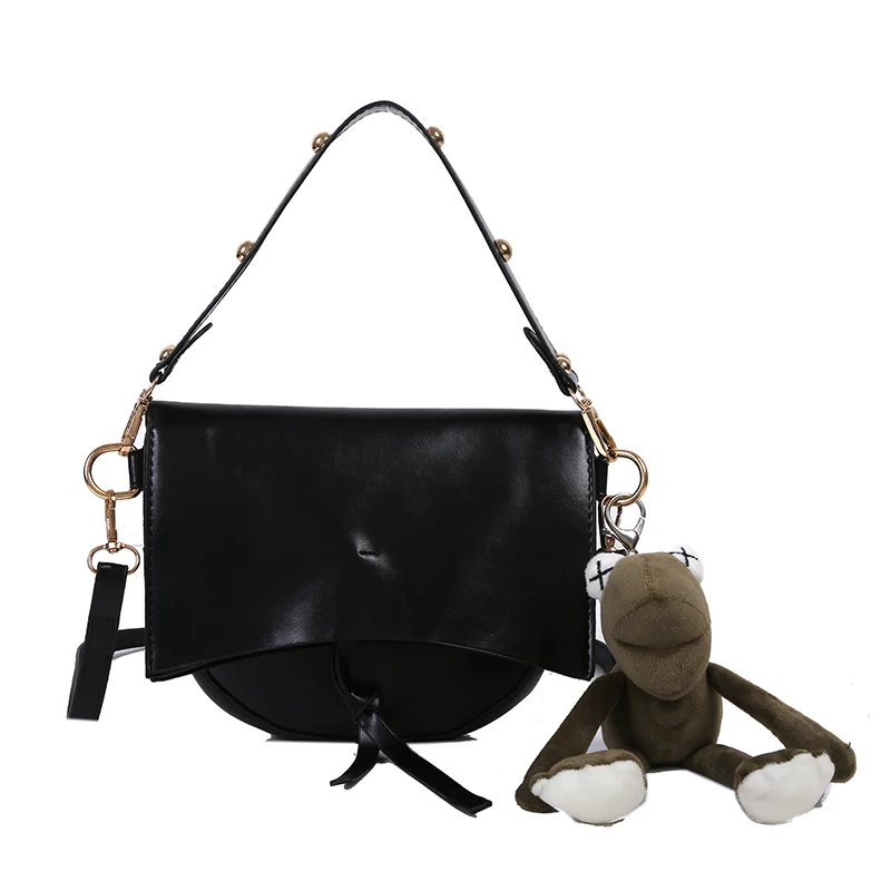 

Роскошные сумки, женские сумки, дизайнерская однотонная седельная сумка, наплечная Диагональная Сумка, карманная простая сумка в стиле хип-...