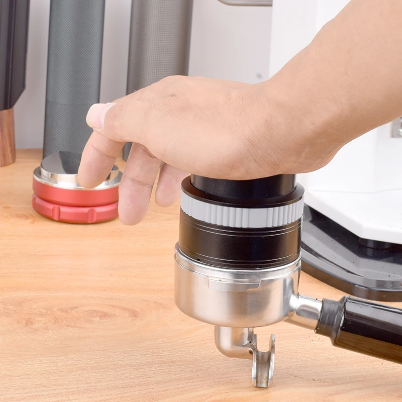 Кофейный Темпер с ладонью эластичной силой нержавеющая сталь противоударный