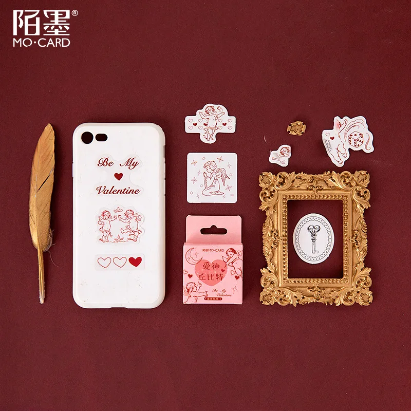 46 шт./кор. любящее сердце наклейки Розовый Уплотнение Этикетка украшения