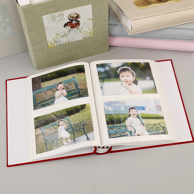 

6-Inch Insert-Type Family Large-Capacity Album Photo Creative Photo Album Scrapbook Couple Memorial Book Holiday Gifts Ideas