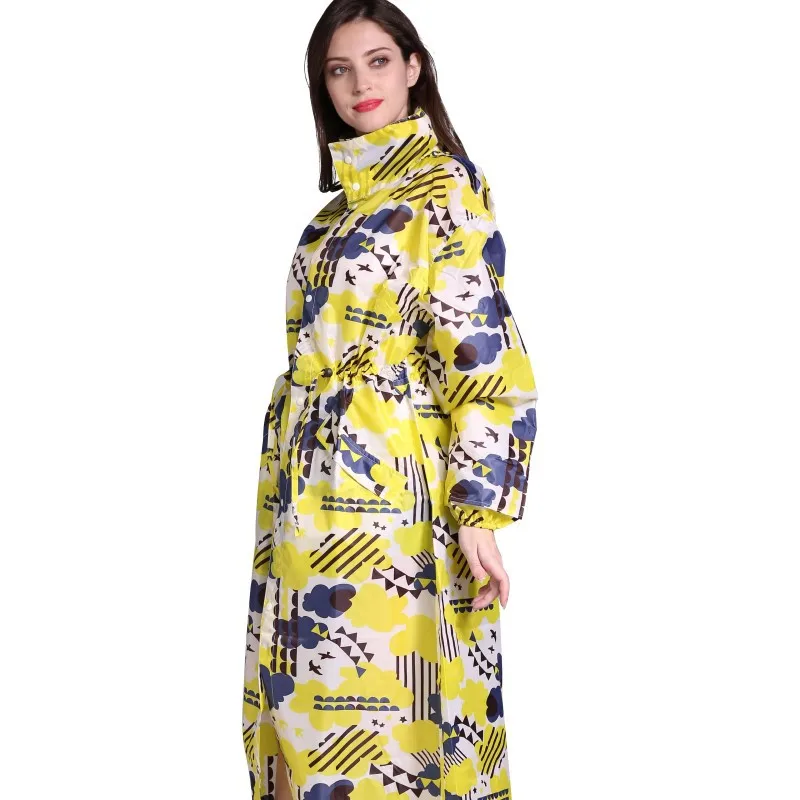 

Long Raincoat Women Waterproof Windproof Hooded Light Hiking Men Rain Coat Ponchos Jacket Cloak