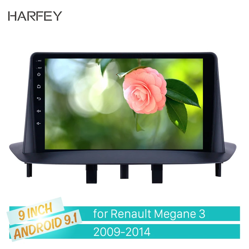 Автомобильный радиоприемник Harfey Android 9 1 GPS сенсорный экран дюймов HD для Renault Megane 3