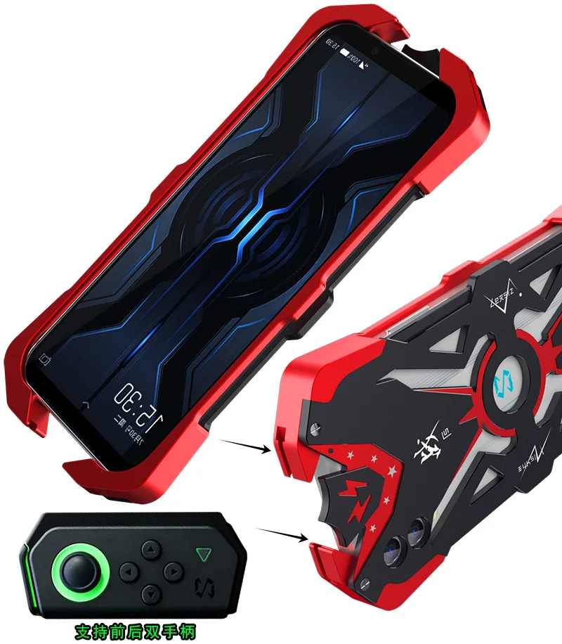 Для Black Shark 2 роскошный сверхмощный бронированный металлический алюминиевый чехол для задней панели Black Shark 2 Pro
