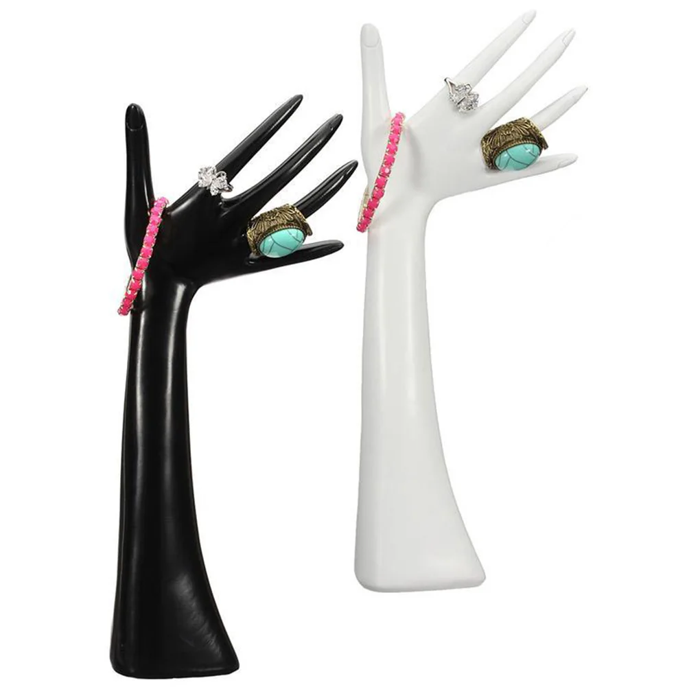 Подставка-держатель для ювелирных изделий витрина из смолы в форме руки ожерелий