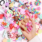 30 шт., декоративная акриловая глина для ногтей