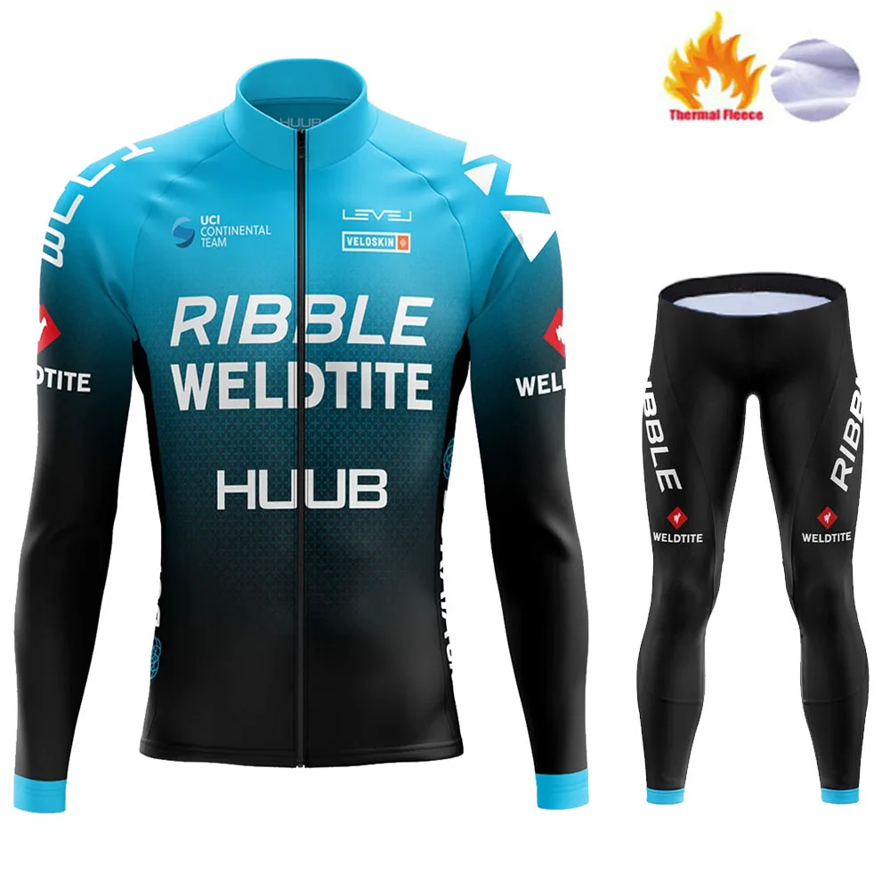 Новинка 2020 зимний комплект из Джерси для велоспорта одежда с резинкой флисовая