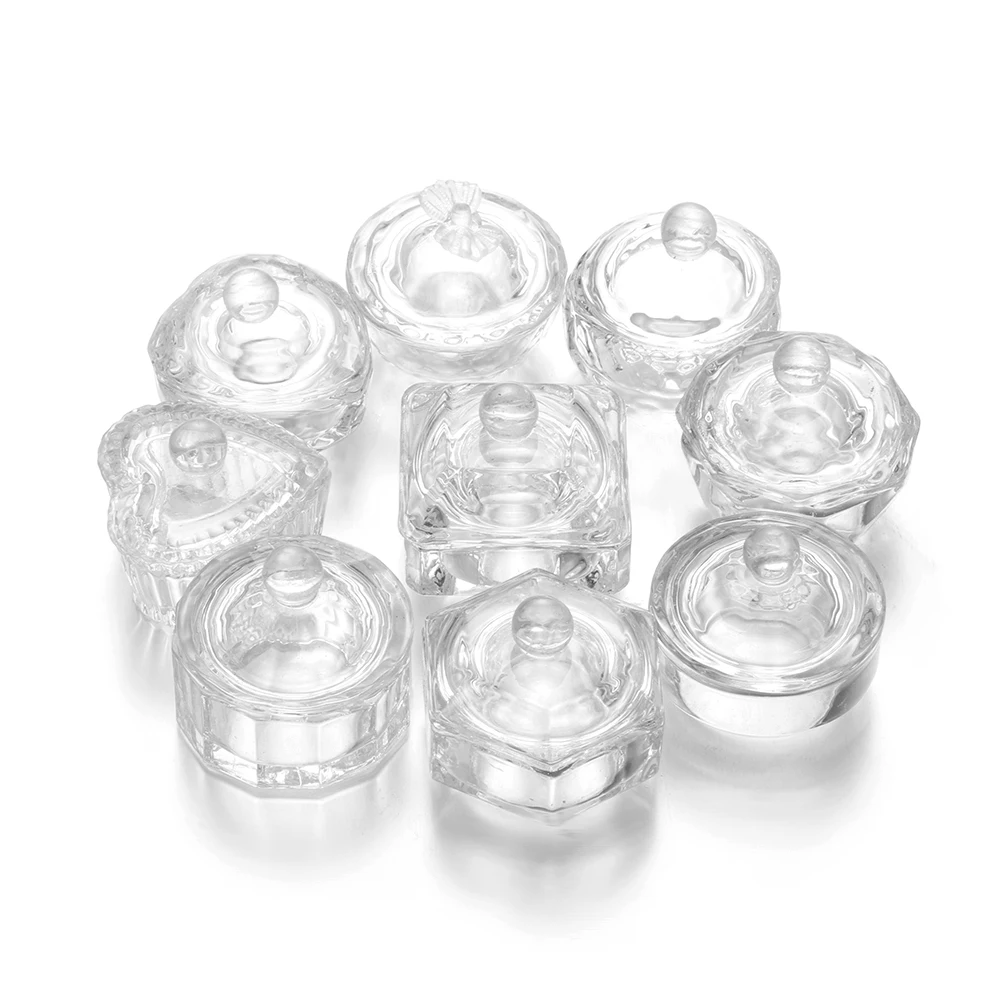 1 шт. акриловая пудра из жидкого хрустального стекла подставка для тарелки чашки