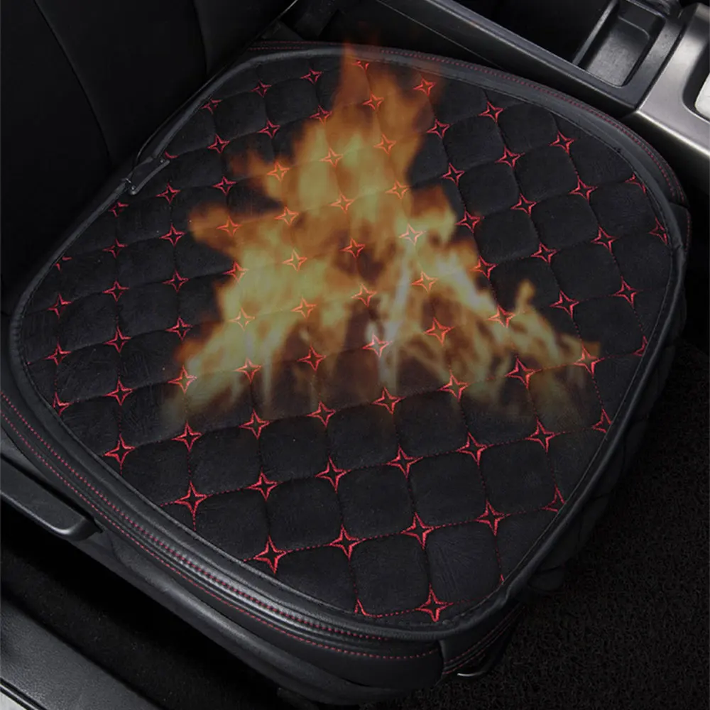 Автомобильный нагревательный коврик 12 В автомобильное сиденье зимнее теплое