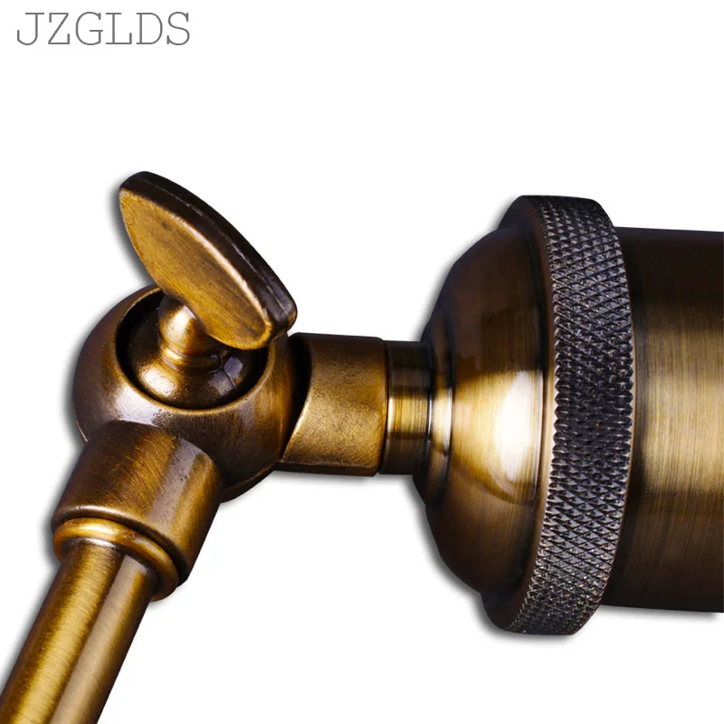 Винтажные Настенные светильники E27 лампы для спальни прикроватного столика в