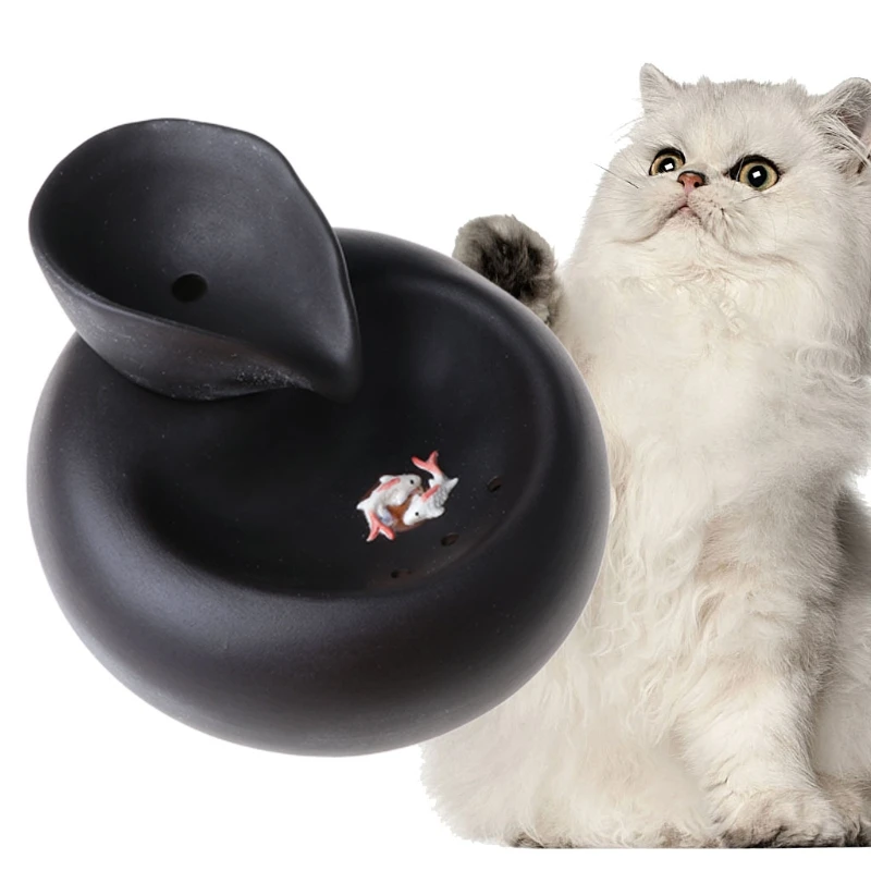 

Smart Ceramics Cat Drinking Feeder Automatic Circulating Pet Water Dispenser