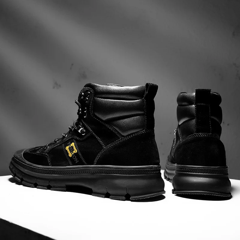 

Black Casual Shoes Mens Shoes Casual Men Fashion Man Hot Sneakers Leisure Shoe Sports Sneaker Slip On Leather Sport Causal