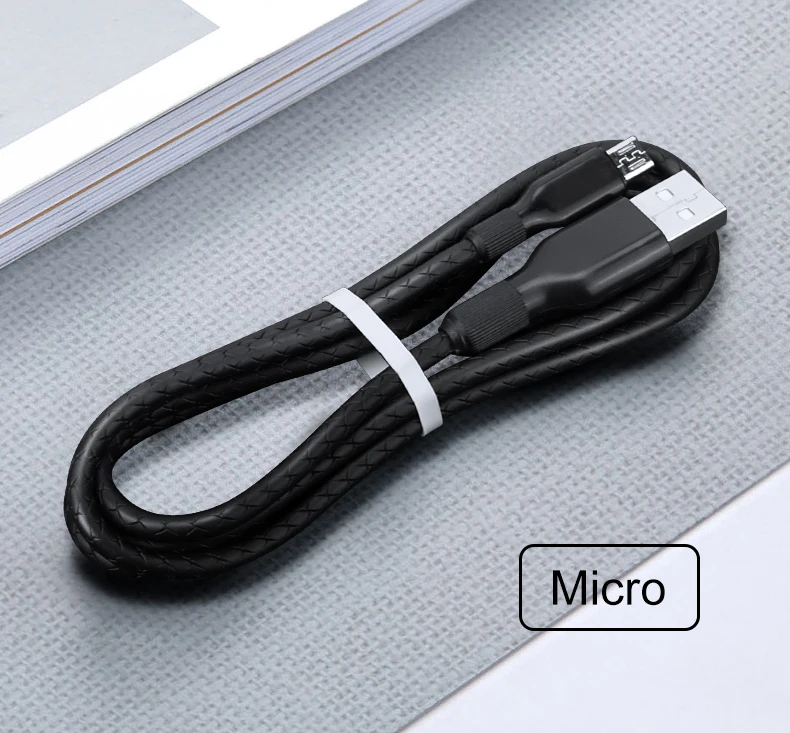 ESVNE 3A быстро Зарядное устройство данные микр USB кабель для передачи данных для iPhone XiaoMi android 8 контактный шнур провод Тип usb-C кабель USB C для зарядки мобильного телефона