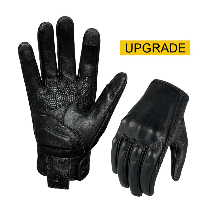 Мотоциклетные перчатки для женщин Touch XS S M кожаные из козьей кожи велосипедные