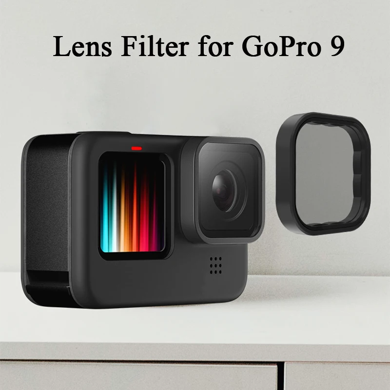 

Lens Filter for GoPro Hero 9 Black,CPL ND8 ND16 ND32 Neutral Density and Polarizing Filter Kit Prot Go Pro Camera Accessories
