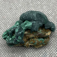 natural green malachite ornamental stone specimens come from china