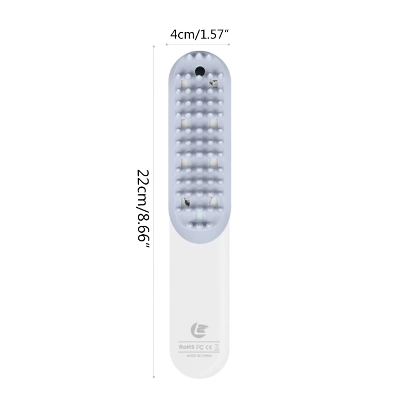 

Pet Odor Eliminator Brush Electric Ozone Generator Massage Comb Type-C Charging