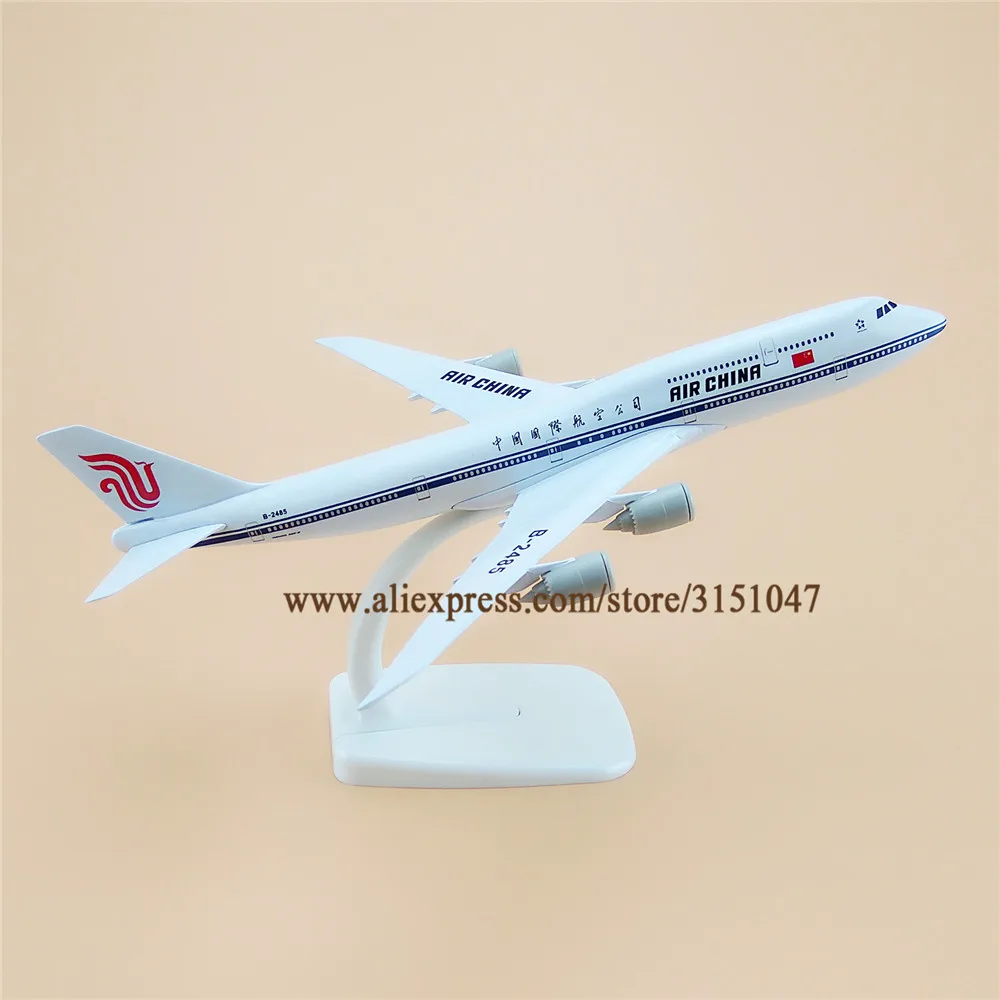 20 см Air China Airlines Boeing 747 B747 8 модель самолета сплав Металл литье под давлением Airways