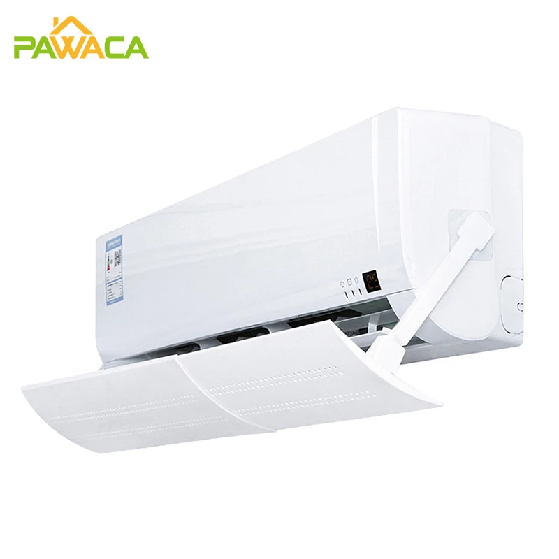 

Adjustable Air Conditioner Cover Pp Airconditioner Deflector Baffle Shield Wind Guide Month Straight Anti-Wind Shield Klima