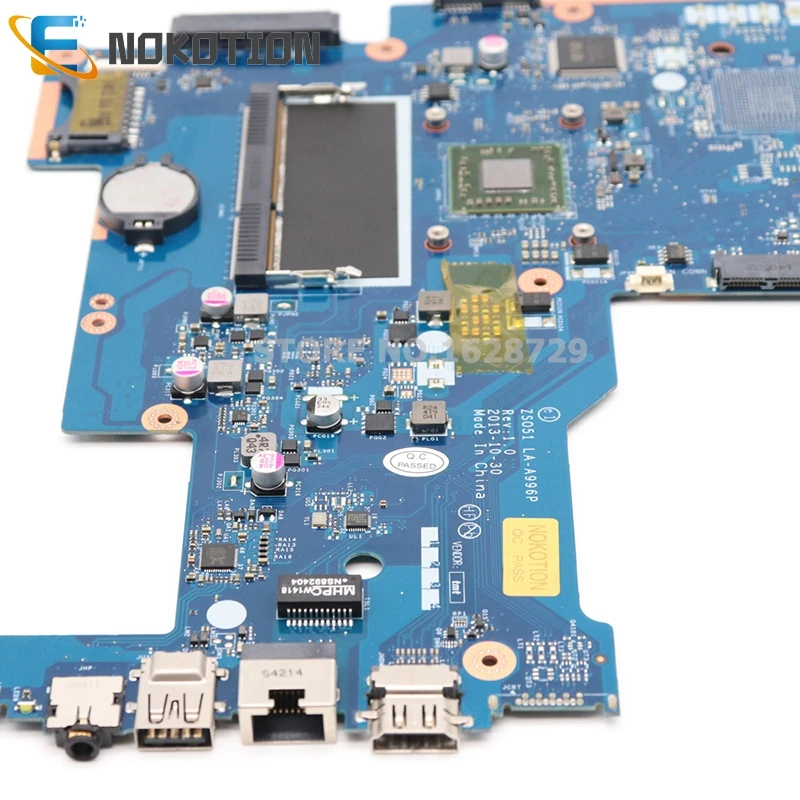 NOKOTION 764262 501 001 750634 для HP 15 G серии Материнская плата ноутбука ZS051 LA A996P с процессором