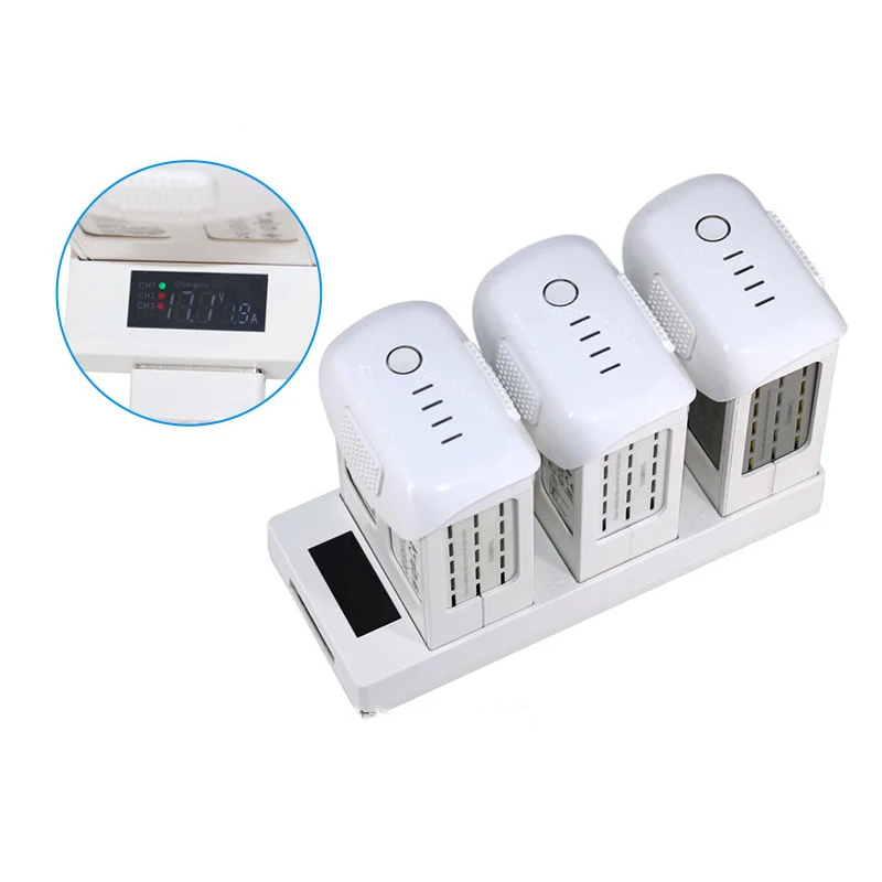 

Smart Charger for DJI Phantom 4 PRO V2.0 Advanced Drone Flight 3 In 1 Charging Hub Parallel Battery Battery Charging Station