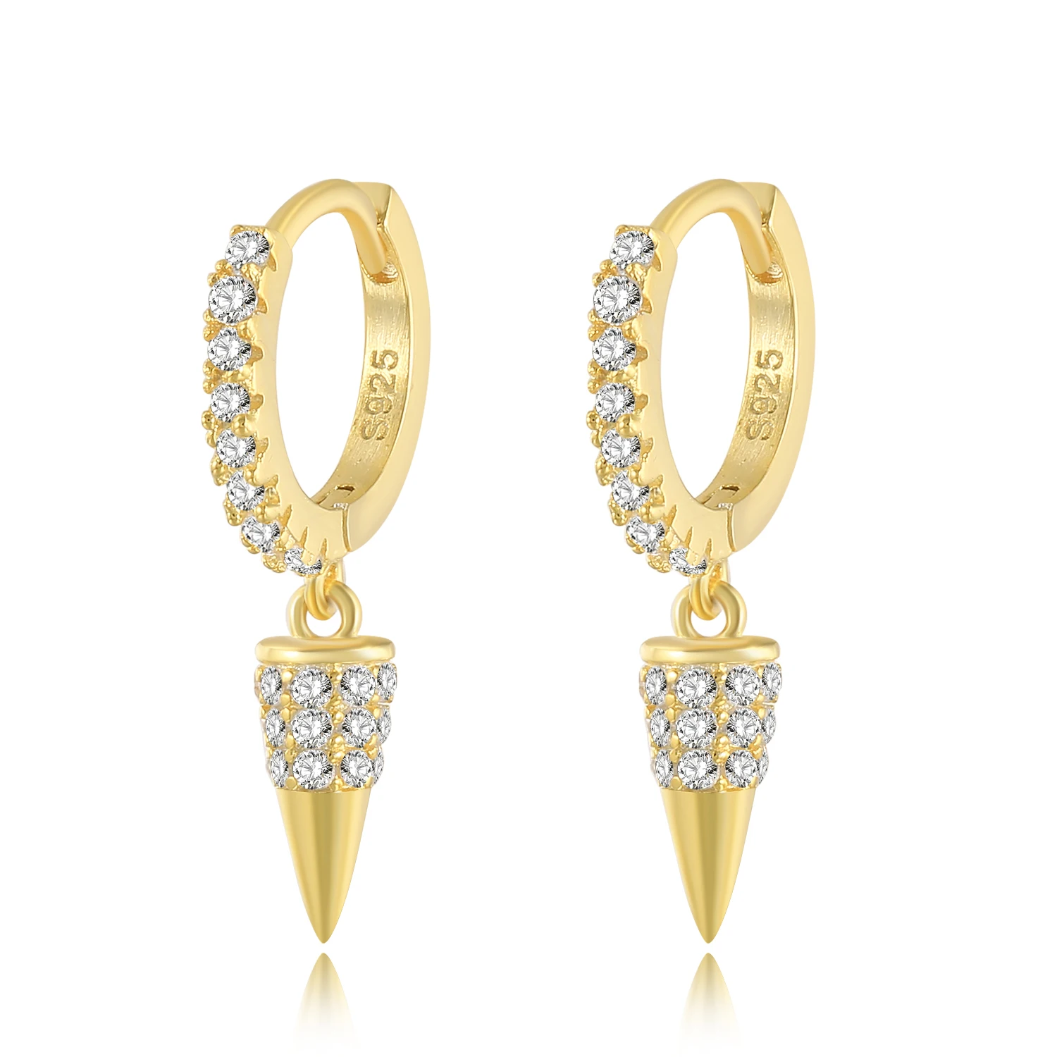 

Viny Silver 925 Jewelry Earrings For Women Punk Geometry Dangle Earring Gold/Silver Jewelry 2021 Trend Pendientes Gift СеѬги