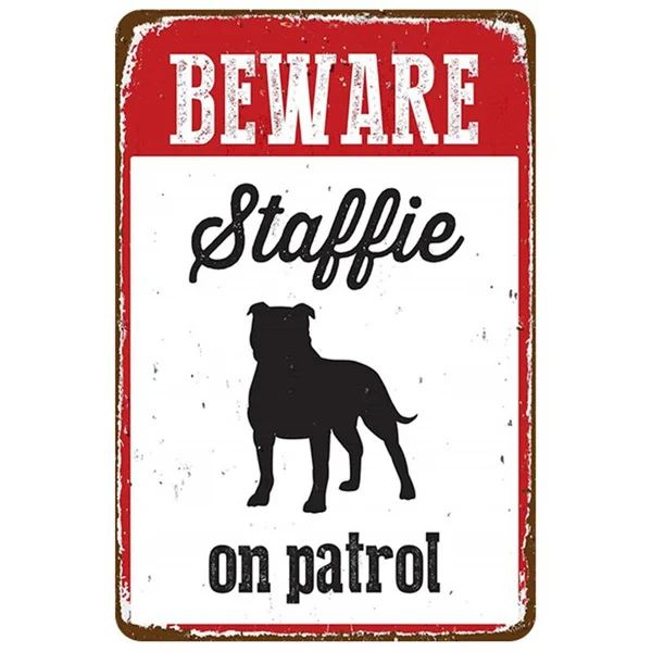 

Beware Plaque Metal Vintage Tin Sign Pin Up Shabby Chic Decor Metal Signs Vintage Bar Decoration Metal Poster Pub Metal Plate