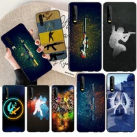 penghuwan counter strike cs go game newly arrived black cell phone case for huawei p30 p20 p10 p9 p8 mate 20 10 pro lite