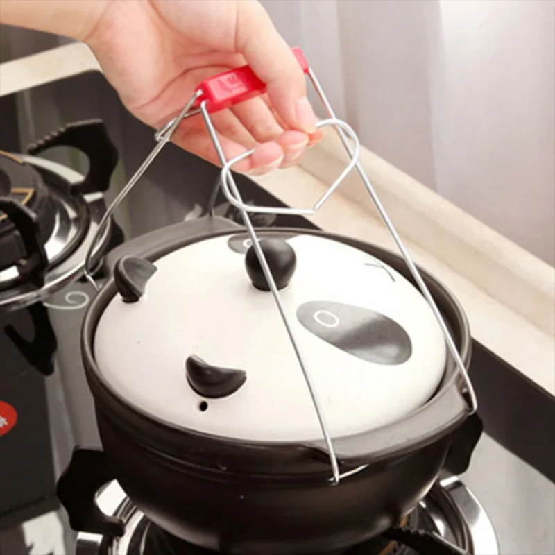 Горшок крышка посуда нержавеющая сталь складная заколка Горячая чаша тарелка