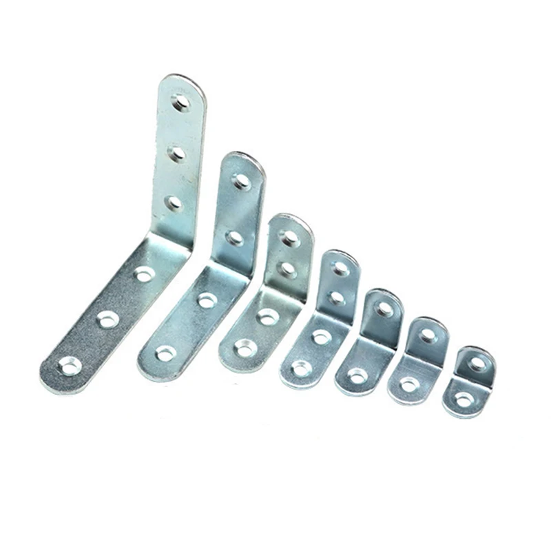 10 шт. Угловые скобы из нержавеющей стали защитные крепежи Семь размеров угловая