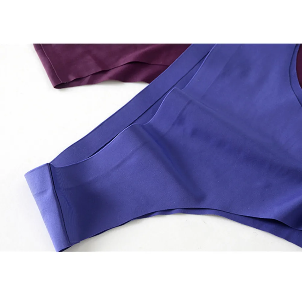 

Women Seamless Panties Sexy Underwear Soft Invisible Lingerie Breathable Briefs Ice Silk Ultra-thin Intimate Underpants Panties
