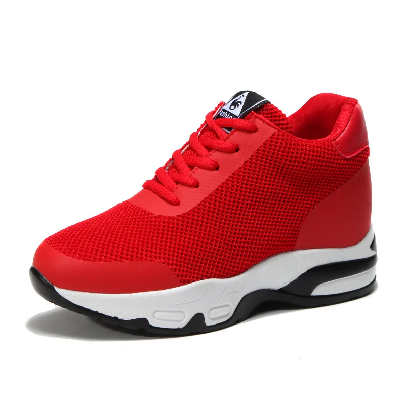 

new Lightweight Breathable motion Shoes Internal increase Women Sneakers 2020 new flat jogging shoes basket femme