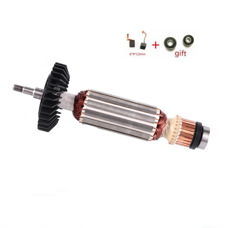 AC220V 240V арматура роторный якорь для угловая шлифовальная машина MAKITA GA5030 GA4530 GA4030